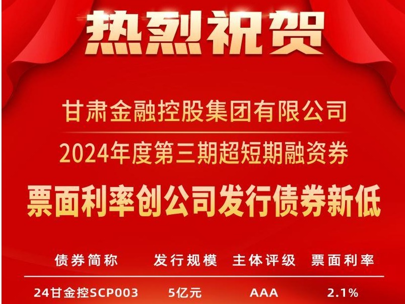 江南官方网站成功发行2024年度第三期超短期融资券